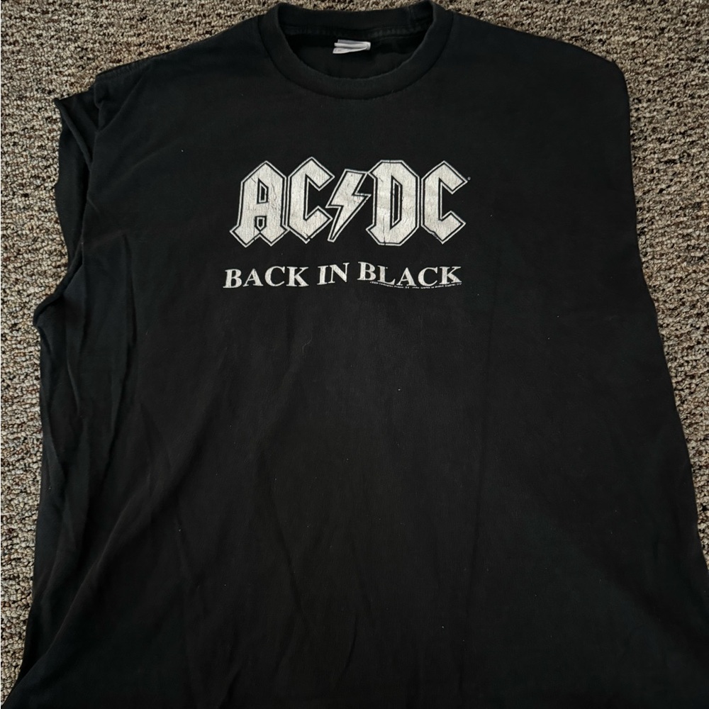 AC/DC Classic Sleeveless Metal Tee Vintage